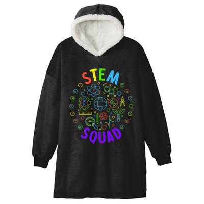 Stem Squad Science Technology Engineering And Math Hooded Wearable Blanket
