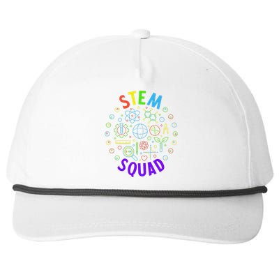 Stem Squad Science Technology Engineering And Math Snapback Five-Panel Rope Hat