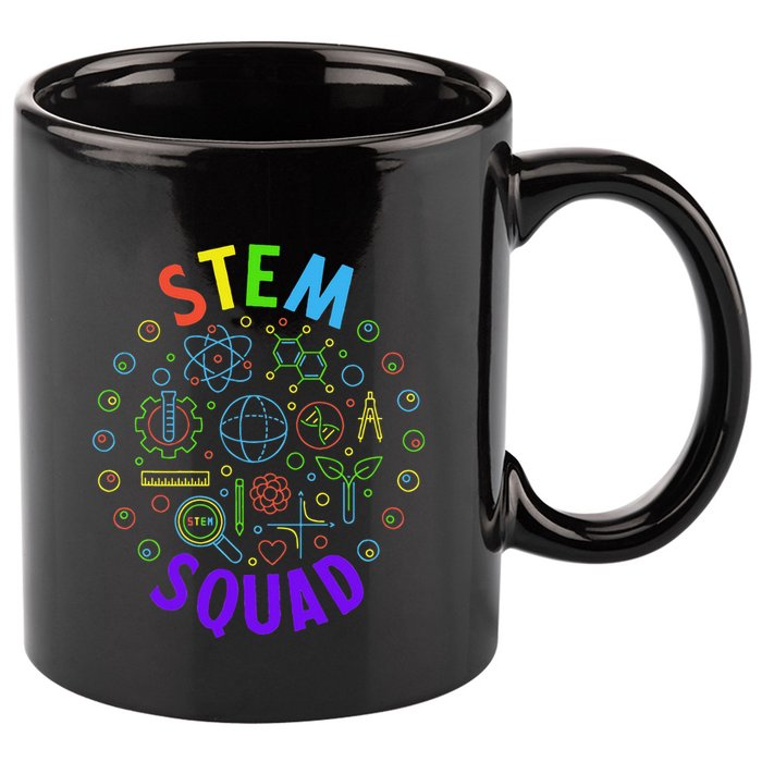 Stem Squad Science Technology Engineering And Math 11oz C Handle Ceramic Mug