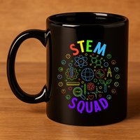 Stem Squad Science Technology Engineering And Math 11oz C Handle Ceramic Mug