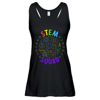 Stem Squad Science Technology Engineering And Math Ladies Essential Flowy Tank