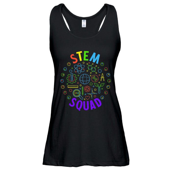 Stem Squad Science Technology Engineering And Math Ladies Essential Flowy Tank
