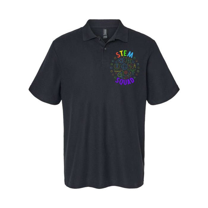 Stem Squad Science Technology Engineering And Math Softstyle Adult Sport Polo