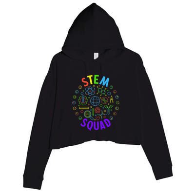 Stem Squad Science Technology Engineering And Math Crop Fleece Hoodie