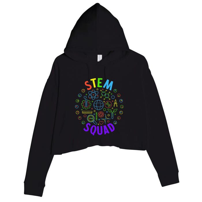 Stem Squad Science Technology Engineering And Math Crop Fleece Hoodie