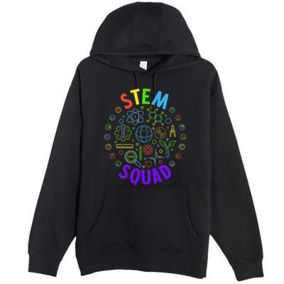 Stem Squad Science Technology Engineering And Math Premium Pullover Hoodie