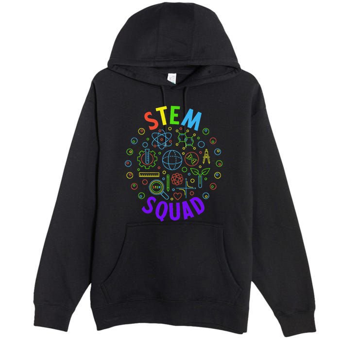 Stem Squad Science Technology Engineering And Math Premium Pullover Hoodie