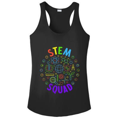 Stem Squad Science Technology Engineering And Math Ladies PosiCharge Competitor Racerback Tank
