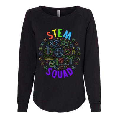 Stem Squad Science Technology Engineering And Math Womens California Wash Sweatshirt