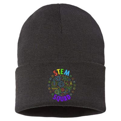 Stem Squad Science Technology Engineering And Math Sustainable Knit Beanie