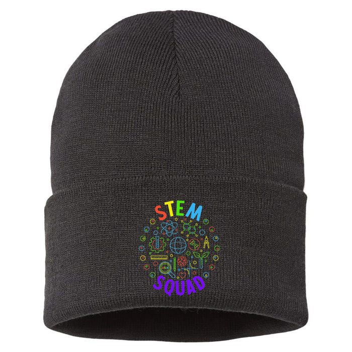 Stem Squad Science Technology Engineering And Math Sustainable Knit Beanie