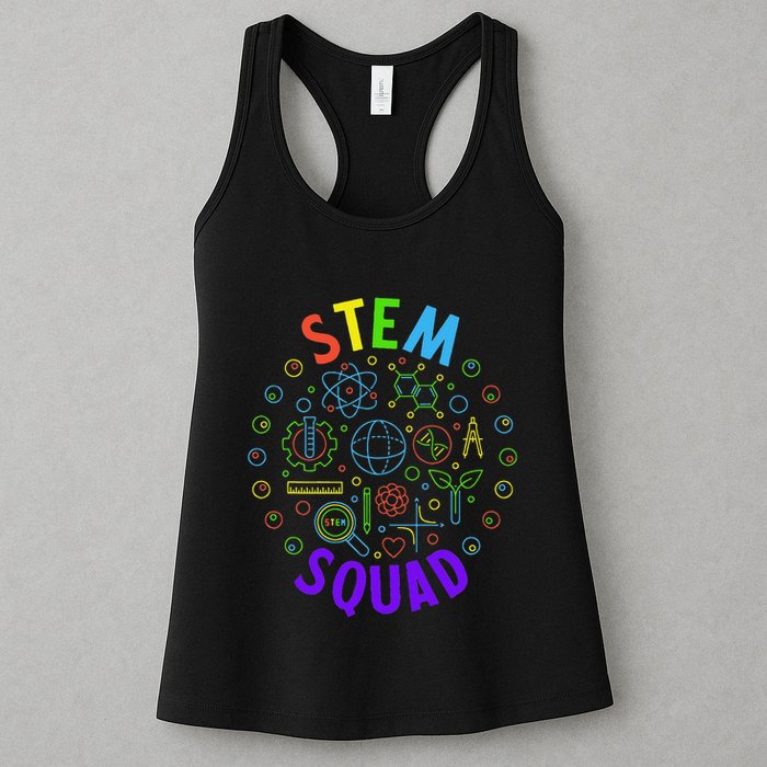 Stem Squad Science Technology Engineering And Math Womens Tank Top