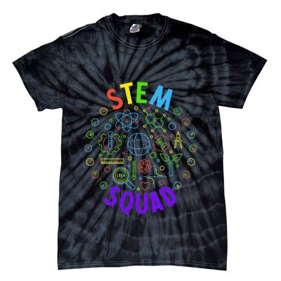 Stem Squad Science Technology Engineering And Math Tie-Dye T-Shirt