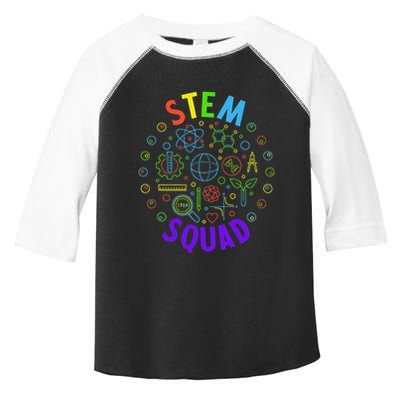 Stem Squad Science Technology Engineering And Math Toddler Fine Jersey T-Shirt