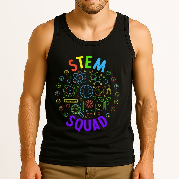 Stem Squad Science Technology Engineering And Math Tank Top