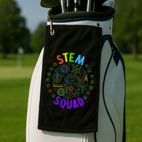 Stem Squad Science Technology Engineering And Math Golf Towel