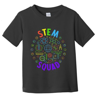Stem Squad Science Technology Engineering And Math Toddler T-Shirt