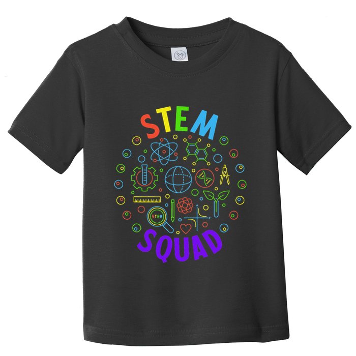 Stem Squad Science Technology Engineering And Math Toddler T-Shirt
