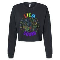 Stem Squad Science Technology Engineering And Math Cropped Pullover Crew