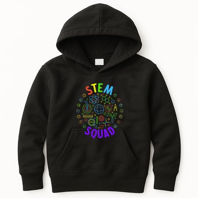 Stem Squad Science Technology Engineering And Math Kids Hoodie