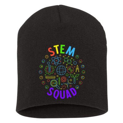 Stem Squad Science Technology Engineering And Math Short Acrylic Beanie