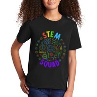 Stem Squad Science Technology Engineering And Math Kids T-Shirt