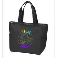 Stem Squad Science Technology Engineering And Math Zip Tote Bag