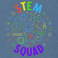 Stem Squad Science Technology Engineering And Math Garment-Dyed Sweatshirt