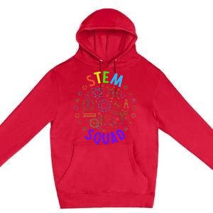 Stem Squad Science Technology Engineering And Math Premium Pullover Hoodie