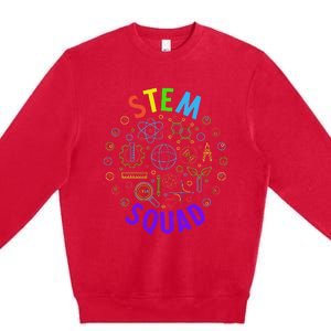 Stem Squad Science Technology Engineering And Math Premium Crewneck Sweatshirt