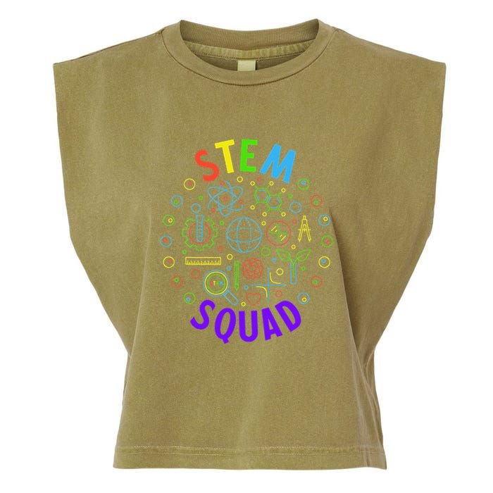Stem Squad Science Technology Engineering And Math Garment-Dyed Women's Muscle Tee
