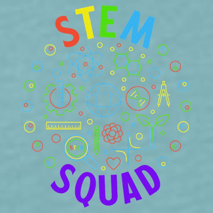 Stem Squad Science Technology Engineering And Math Sueded Cloud Jersey T-Shirt