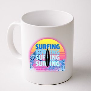 Surfer Sun Surfing All Day Long Ocean Vacation Fun In Sun Funny Gift Coffee Mug