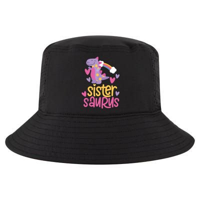 Sistersaurus Sister Saurus Dinosaur Cool Comfort Performance Bucket Hat