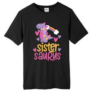 Sistersaurus Sister Saurus Dinosaur Tall Fusion ChromaSoft Performance T-Shirt