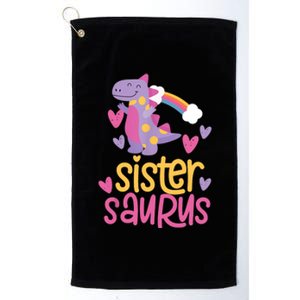 Sistersaurus Sister Saurus Dinosaur Platinum Collection Golf Towel