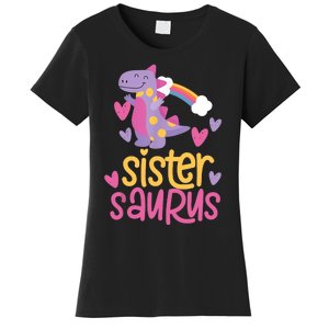 Sistersaurus Sister Saurus Dinosaur Women's T-Shirt