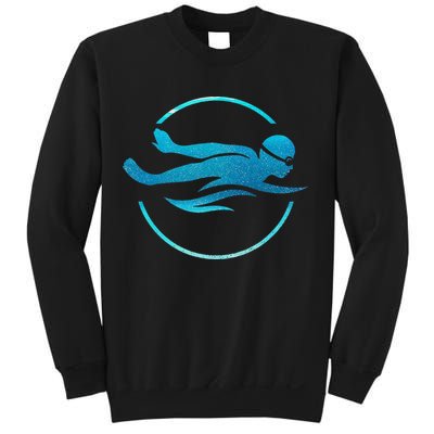 Swimmer Swimming Swim Team Sweatshirt