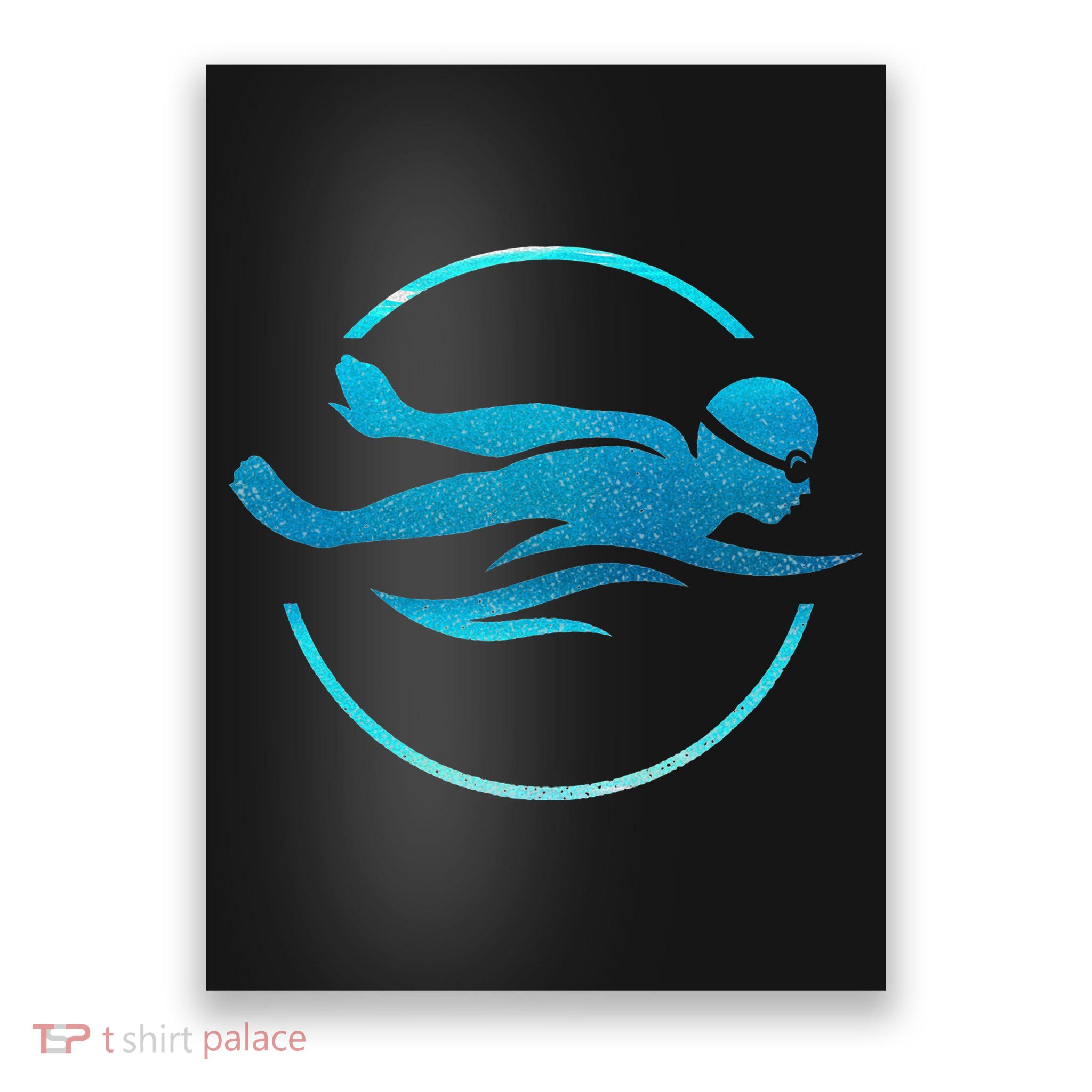 Swimmer Swimming Swim Team Poster