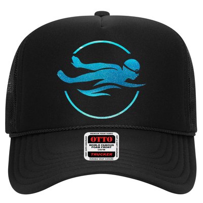 Swimmer Swimming Swim Team Trucker Hat