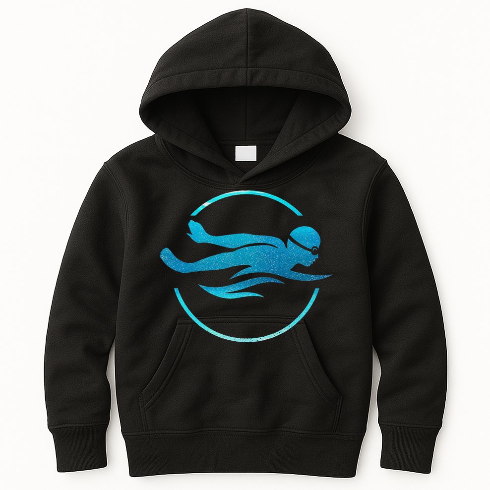 Swimmer Swimming Swim Team Kids Hoodie