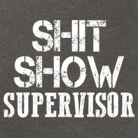 ShitShow Supervisor Cotton Canvas Backpack