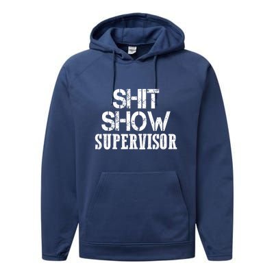 ShitShow Supervisor Performance Fleece Hoodie