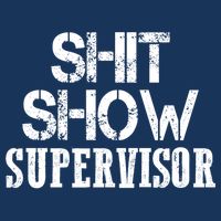 ShitShow Supervisor Drawstring Bag