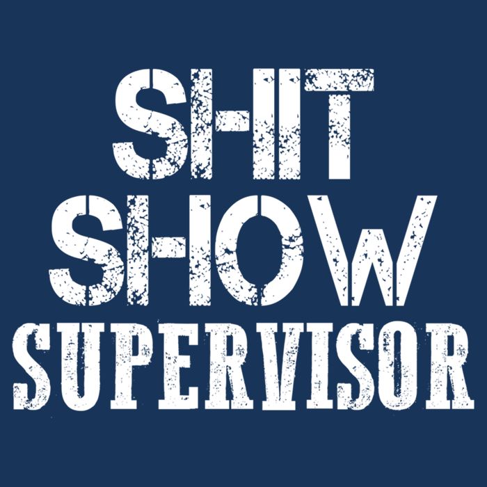 ShitShow Supervisor Drawstring Bag