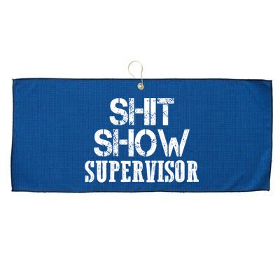 ShitShow Supervisor Large Microfiber Waffle Golf Towel