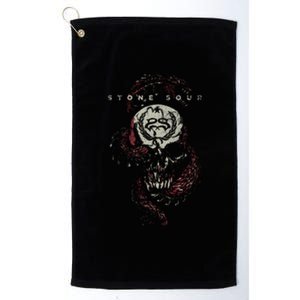 Stone Sour Snake Skull Platinum Collection Golf Towel