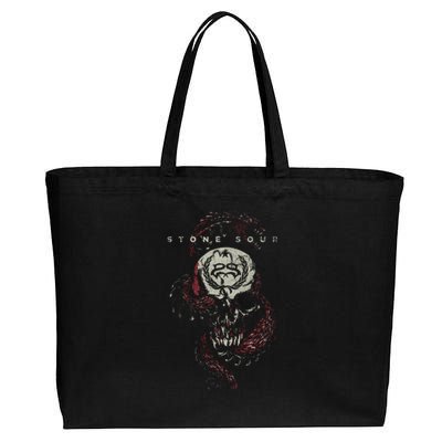 Stone Sour Snake Skull Cotton Canvas Jumbo Tote