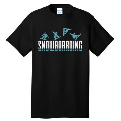 Snowboarding Snowboard Snowboarders slopes snowboarding Tall T-Shirt