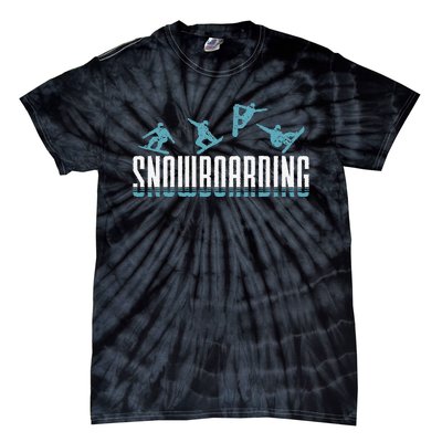 Snowboarding Snowboard Snowboarders slopes snowboarding Tie-Dye T-Shirt